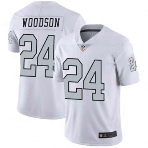 Men Charles Woodson Vapor Limited Color Rush White yukiorange